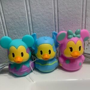 Easter Disney Mickey, Minnie and Stitch Rubber Ducks for Jeep or Bingo Charms